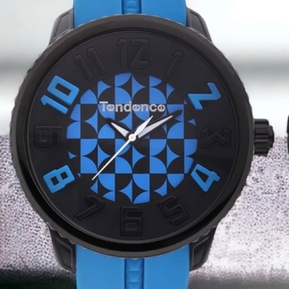 Tendence: Bold & Sporty Men's Watch Blue / Black - Picture 1 of 1